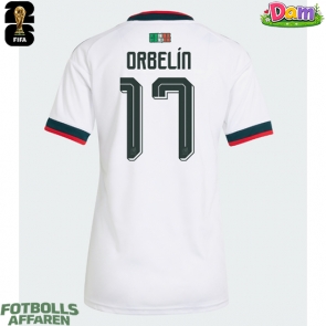 Mexiko Orbelin Pineda #17 Bortatröja Kvinnor VM 2026 Kortärmad